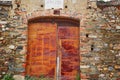 Old grunge iron rusted door