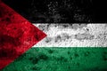 Old grunge Palestine background flag