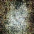 Old grunge paper texture and vintage floral ornament. Royalty Free Stock Photo