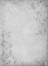 Old grunge paper with vintage victorian style Royalty Free Stock Photo