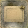 Old grunge photoalbum for photos Royalty Free Stock Photo