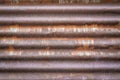 Old grunge rustic curve metal texture as background