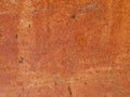 Old grunge rusty metal wall, detail of weathered iron textured background, poor condition surface Royalty Free Stock Photo