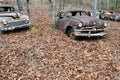 Old Grunge Rusty Vintage Cars. Royalty Free Stock Photo