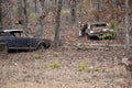 Old Grunge Rusty Vintage Cars. Royalty Free Stock Photo