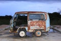 Old Grunge Rusty Volkswagen Van