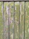 Old grunge vintage background: color wood surface with gray green paint flaking Royalty Free Stock Photo