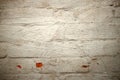 Old grunge white painted brick wall background Royalty Free Stock Photo