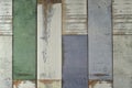 Old, grunge wood panels used as background. Royalty Free Stock Photo