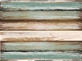 Old, grunge wood panels used as background