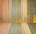 Old, grunge wooden wall used as background Royalty Free Stock Photo