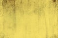 Old grungy yellow wall background or texture Royalty Free Stock Photo