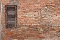 Old and grungy brick wall Royalty Free Stock Photo