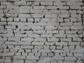 Old Grungy Brickwall Painted Gray Royalty Free Stock Photo