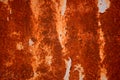 Old Grungy and Dirty Red rusty metal sheet texture background Royalty Free Stock Photo