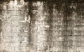 Old grungy distressed wall with decayed bricks Royalty Free Stock Photo