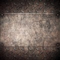 Old grungy metal background Royalty Free Stock Photo