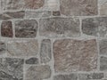 Rustic and aged wallstone, exterior wall Royalty Free Stock Photo