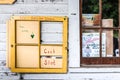 Antique Store Signs and Wall Royalty Free Stock Photo