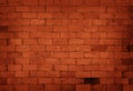 Old grungy texture, red brick wall with vintage style pattern for background and design art work Royalty Free Stock Photo