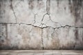 Old grungy texture, white grey color concrete cement wall with detail of rough stucco and crack for background and design art work Royalty Free Stock Photo