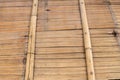 Old grungy thai handcraft of bamboo weave pattern fence