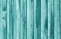 Old grungy wooden planks background in cyan tone Royalty Free Stock Photo