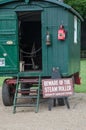 Old guard carriage used with steam roller