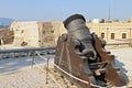 Old gun at Corfu island in Greece Royalty Free Stock Photo