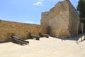 Old guns in Larnaka medieval Castle