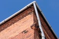 Old guttering and downspouts Royalty Free Stock Photo