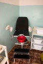 Old gynecological chair