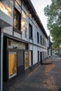 old half-timbered house in Huerth, Germany, 09-07-2019 former restaurant Laterne