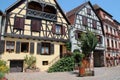 old half-timbered houses - bergheim - france