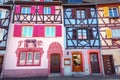 Old half-timbered houses Royalty Free Stock Photo