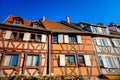 Old half-timbered houses Royalty Free Stock Photo