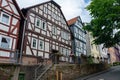 Old half-timbered houses Royalty Free Stock Photo