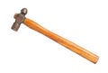 Old hammer, clipping path.