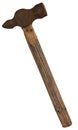 Old hammer isolated on white background Royalty Free Stock Photo