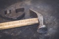 Old hammer wrench / tongs - vintage tools