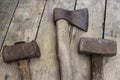 Old hammers and ax Royalty Free Stock Photo