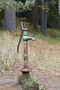 Old hand operated water pump