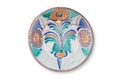 Old hand painted plate Royalty Free Stock Photo