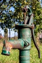 Old hand water pump Royalty Free Stock Photo