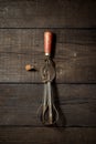 Old whisk view Royalty Free Stock Photo