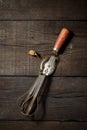 Old whisk view Royalty Free Stock Photo