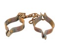 Old handcuffs Royalty Free Stock Photo
