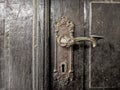 old handle door Royalty Free Stock Photo