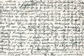 Old handwritten text in italian language