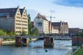 Old Hanseatic port at Motlawa River Gdansk